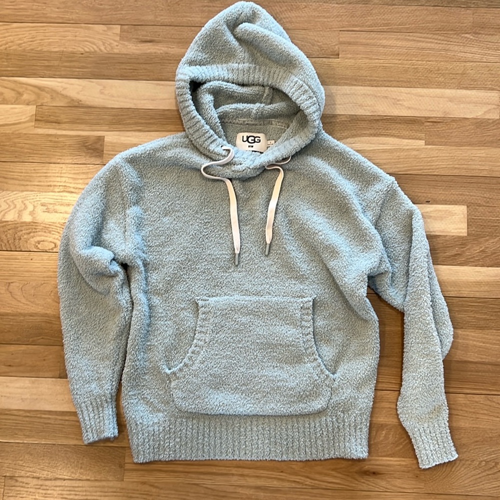 EUC UGG Hoodie, Sea Foam Green, Small